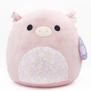 Squishmallow Marranito Edición Primaveral Flores