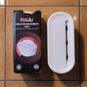 Organizador de cables para extensiones computadoras