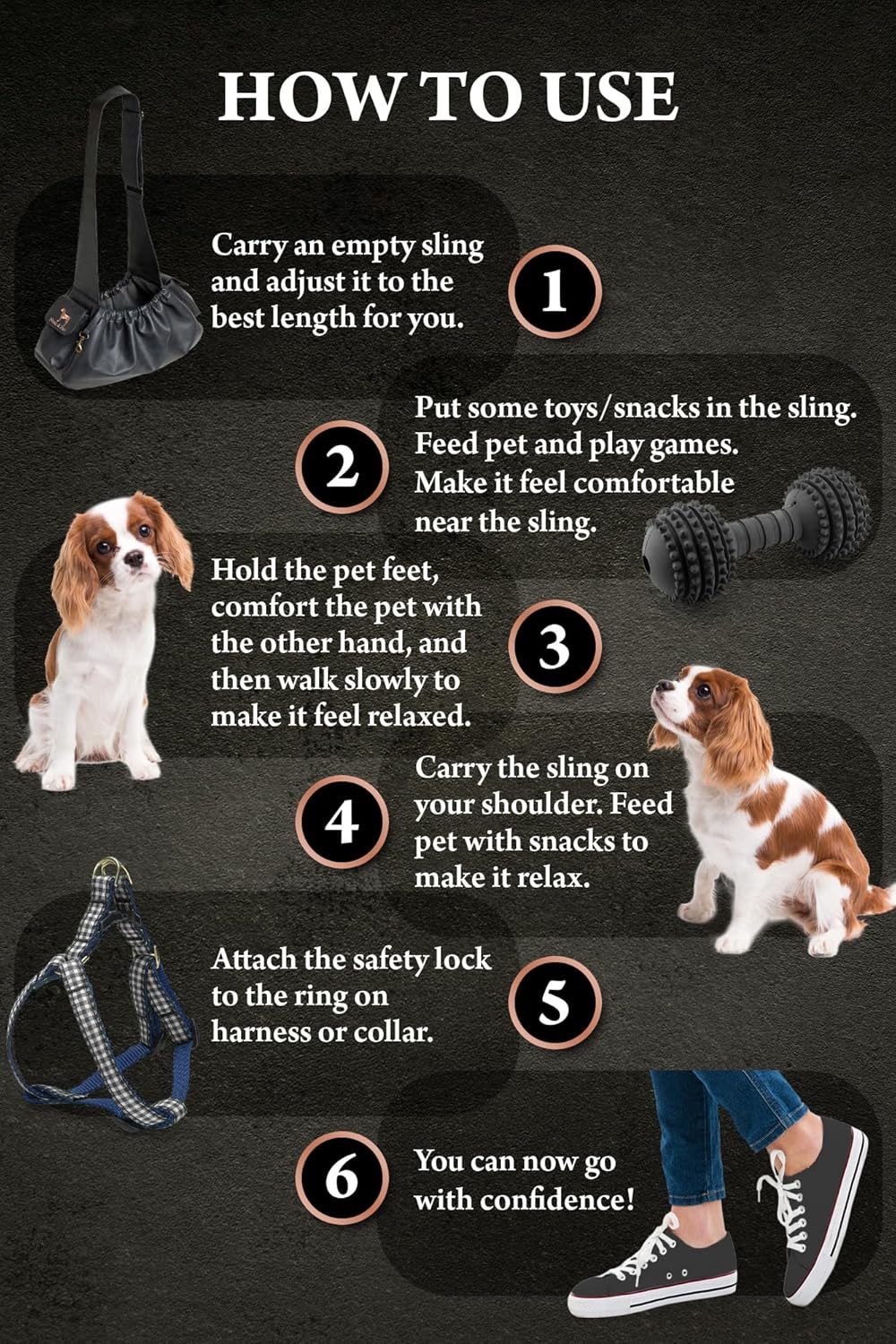 Noah & Paw Bolsa de Hombro para perros de 2.2 a 8 kg transportadora pequeña para gatos y perros - Imagen 4