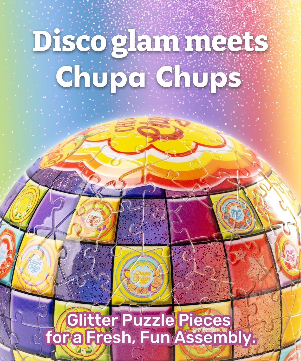 Chupa Chups X PieceRelax 3D Puzzle Ball 6-inch 240 Piezas - Image 4