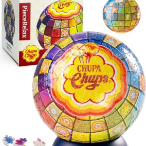 Chupa Chups X PieceRelax 3D Puzzle Ball 6-inch 240 Piezas